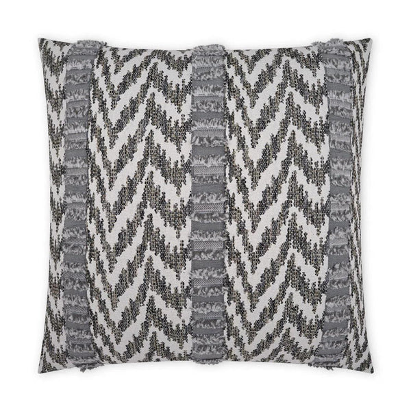 Outdoor Indiana Pillow - Grey Outdoor Pillows LOOMLAN By D.V. Kap