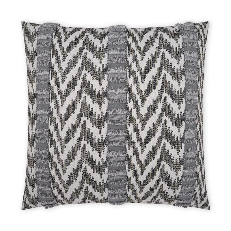 Outdoor Indiana Pillow - Grey Outdoor Pillows LOOMLAN By D.V. Kap