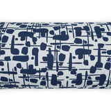 Outdoor Jargon Lumbar Pillow - Blue Outdoor Pillows LOOMLAN By D.V. Kap