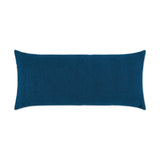 Outdoor Justify Lumbar Pillow - Indigo Outdoor Pillows LOOMLAN By D.V. Kap