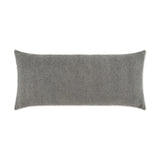 Outdoor Justify Lumbar Pillow - Slate Outdoor Pillows LOOMLAN By D.V. Kap