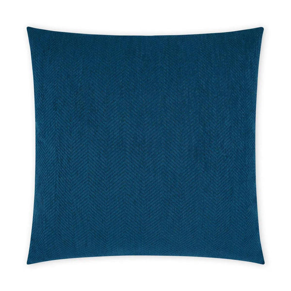 Outdoor Justify Pillow - Indigo Outdoor Pillows LOOMLAN By D.V. Kap