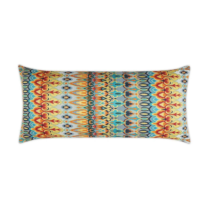 Outdoor Kanthum Lumbar Pillow - Multi Outdoor Pillows LOOMLAN By D.V. Kap