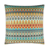 Outdoor Kanthum Pillow - Multi Outdoor Pillows LOOMLAN By D.V. Kap