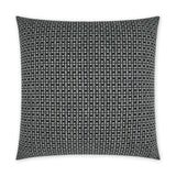 Outdoor Kittery Pillow - Ebony Outdoor Pillows LOOMLAN By D.V. Kap