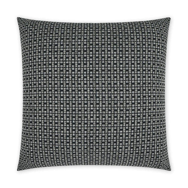 Outdoor Kittery Pillow - Ebony Outdoor Pillows LOOMLAN By D.V. Kap