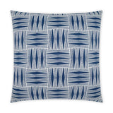 Outdoor Kizomba Pillow - Blue Outdoor Pillows LOOMLAN By D.V. Kap