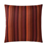 Outdoor Lattitude Pillow - Merlot Outdoor Pillows LOOMLAN By D.V. Kap