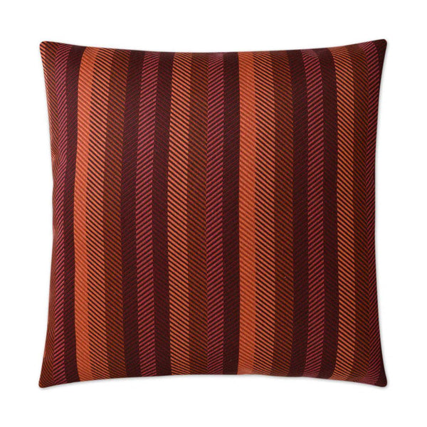 Outdoor Lattitude Pillow - Merlot Outdoor Pillows LOOMLAN By D.V. Kap