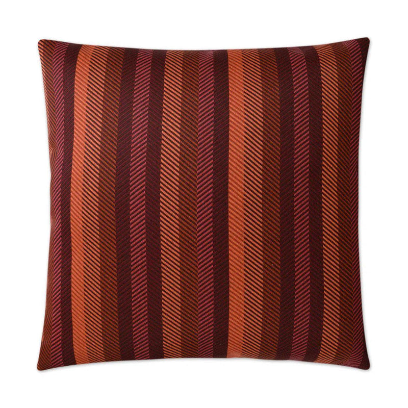 Outdoor Lattitude Pillow - Merlot Outdoor Pillows LOOMLAN By D.V. Kap