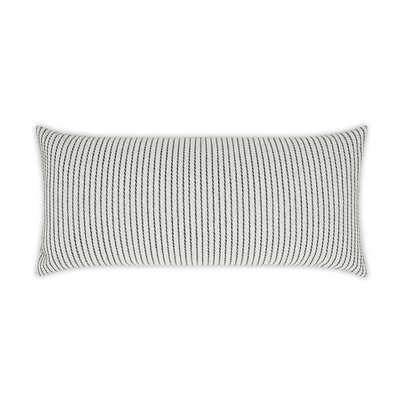 Outdoor Linus Lumbar Pillow - Charcoal Outdoor Pillows LOOMLAN By D.V. Kap