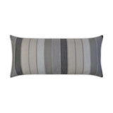 Outdoor Lucy Lumbar Pillow - Asphalt Outdoor Pillows LOOMLAN By D.V. Kap