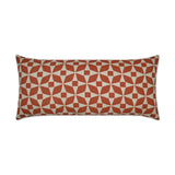 Outdoor Marquee Lumbar Pillow - Paprika Outdoor Pillows LOOMLAN By D.V. Kap