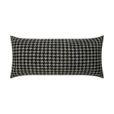 Outdoor Maxim Lumbar Pillow - Black Outdoor Pillows LOOMLAN By D.V. Kap