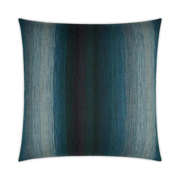 Outdoor Meditate Pillow - Turquoise Outdoor Pillows LOOMLAN By D.V. Kap