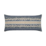 Outdoor Motiva Lumbar Pillow - Azure Outdoor Pillows LOOMLAN By D.V. Kap