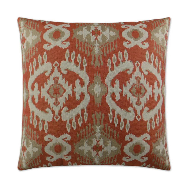 Outdoor Nakala Pillow - Tangerine Outdoor Pillows LOOMLAN By D.V. Kap