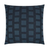 Outdoor Novara Pillow - Indigo Outdoor Pillows LOOMLAN By D.V. Kap