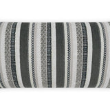 Outdoor Oriana Lumbar Pillow - Grey Outdoor Pillows LOOMLAN By D.V. Kap