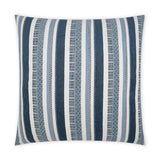 Outdoor Oriana Pillow - Indigo Outdoor Pillows LOOMLAN By D.V. Kap