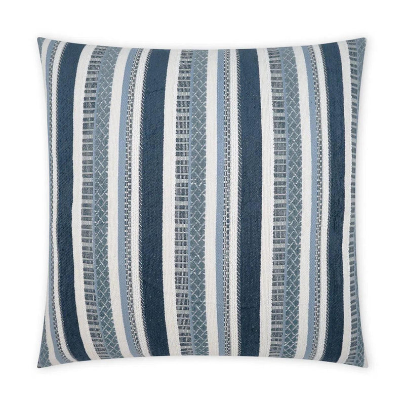 Outdoor Oriana Pillow - Indigo Outdoor Pillows LOOMLAN By D.V. Kap