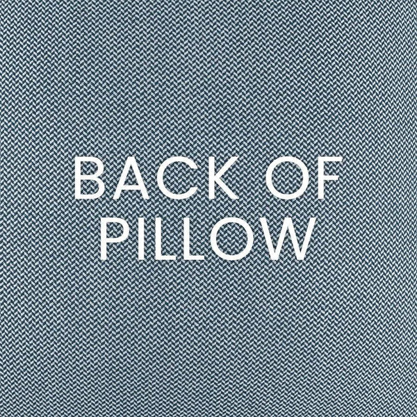 Outdoor Palmero Lumbar Pillow - Blue Outdoor Pillows LOOMLAN By D.V. Kap