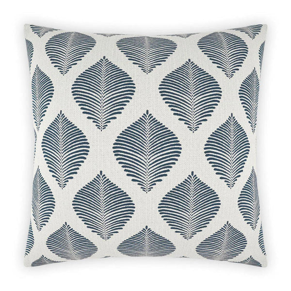 Outdoor Palmero Pillow - Blue Outdoor Pillows LOOMLAN By D.V. Kap