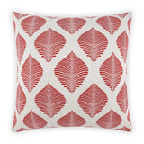 Outdoor Palmero Pillow - Red Outdoor Pillows LOOMLAN By D.V. Kap