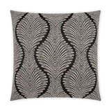 Outdoor Palmyra Pillow - Black Outdoor Pillows LOOMLAN By D.V. Kap