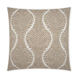 Outdoor Palmyra Pillow - Taupe Outdoor Pillows LOOMLAN By D.V. Kap