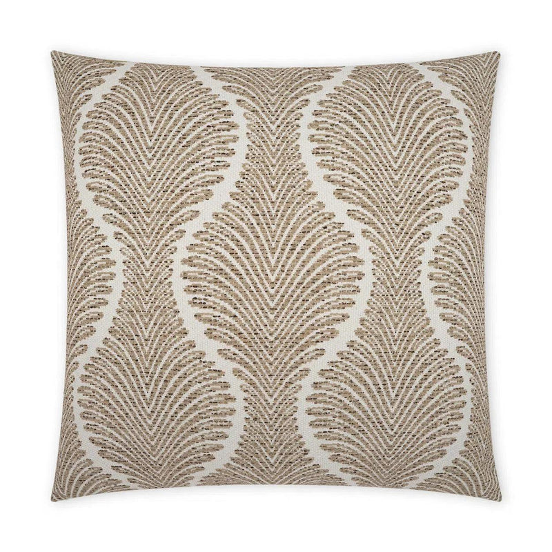 Outdoor Palmyra Pillow - Taupe Outdoor Pillows LOOMLAN By D.V. Kap