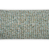 Outdoor Particle Lumbar Pillow - Blue Outdoor Pillows LOOMLAN By D.V. Kap