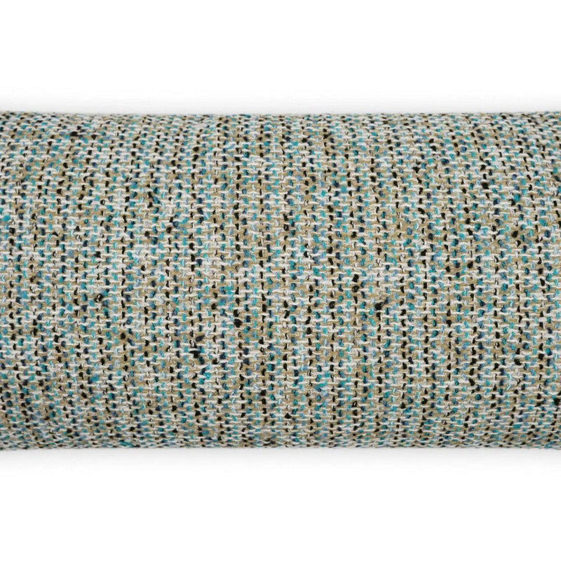 Outdoor Particle Lumbar Pillow - Blue Outdoor Pillows LOOMLAN By D.V. Kap