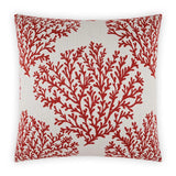 Outdoor Peggy Pillow - Red Outdoor Pillows LOOMLAN By D.V. Kap