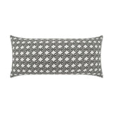 Outdoor Pella Lumbar Pillow - Ebony Outdoor Pillows LOOMLAN By D.V. Kap