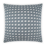 Outdoor Pella Pillow - Blue Outdoor Pillows LOOMLAN By D.V. Kap