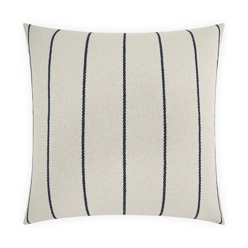 Outdoor Pencil Pillow - Navy Outdoor Pillows LOOMLAN By D.V. Kap