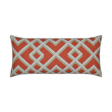 Outdoor Pergola Lumbar Pillow - Coral Outdoor Pillows LOOMLAN By D.V. Kap