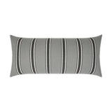 Outdoor Peyton Lumbar Pillow - Grey Outdoor Pillows LOOMLAN By D.V. Kap