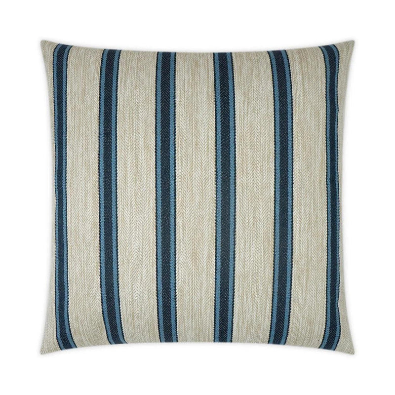 Outdoor Peyton Pillow - Navy Outdoor Pillows LOOMLAN By D.V. Kap