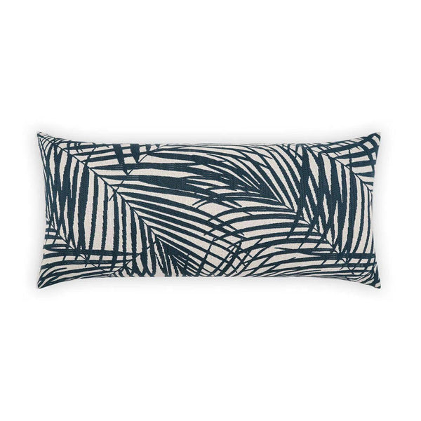 Outdoor Prudy Lumbar Pillow - Blue Outdoor Pillows LOOMLAN By D.V. Kap