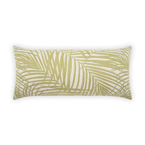 Outdoor Prudy Lumbar Pillow - Green Outdoor Pillows LOOMLAN By D.V. Kap