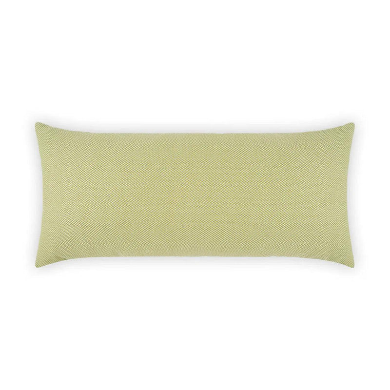 Outdoor Pyke Lumbar Pillow - Green Outdoor Pillows LOOMLAN By D.V. Kap