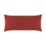 Outdoor Pyke Lumbar Pillow - Red Outdoor Pillows LOOMLAN By D.V. Kap