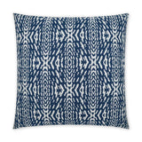 Outdoor Riff Pillow - Blue Outdoor Pillows LOOMLAN By D.V. Kap