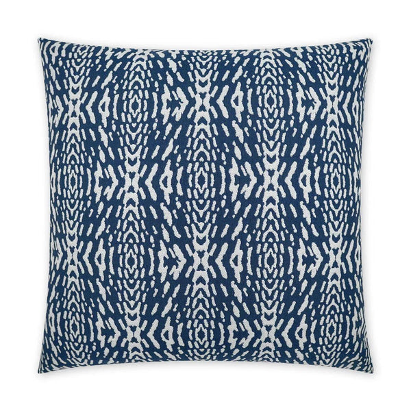 Outdoor Riff Pillow - Blue Outdoor Pillows LOOMLAN By D.V. Kap