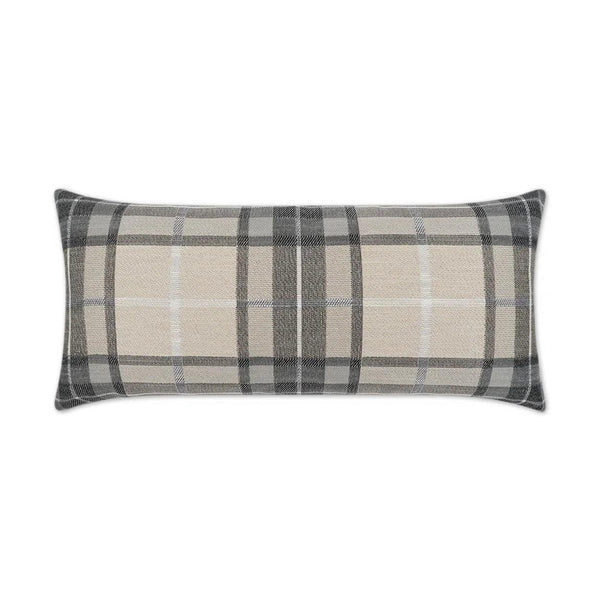 Outdoor Roddy Lumbar Pillow - Flax Outdoor Pillows LOOMLAN By D.V. Kap