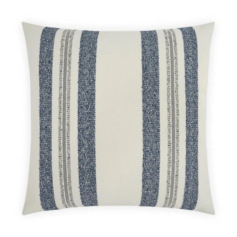 Outdoor Rumrunner Pillow - Blue Outdoor Pillows LOOMLAN By D.V. Kap