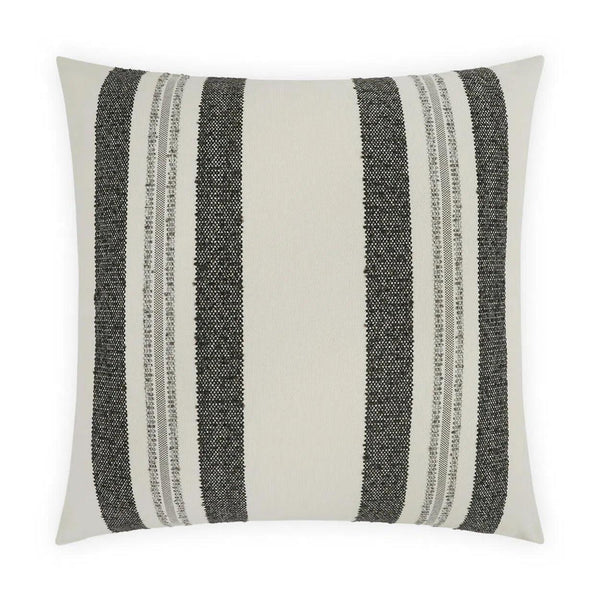 Outdoor Rumrunner Pillow - Charcoal Outdoor Pillows LOOMLAN By D.V. Kap