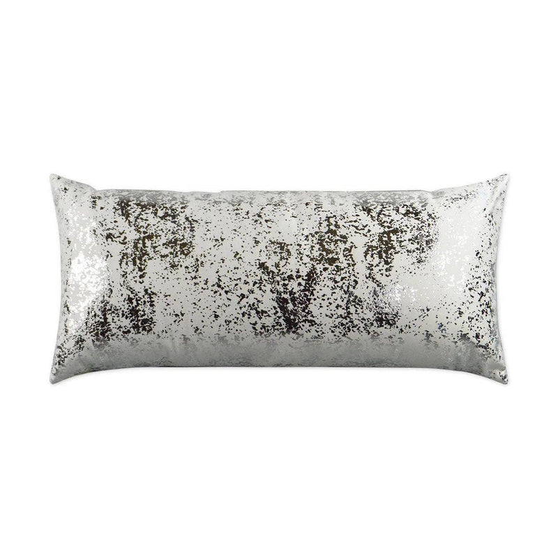 Outdoor Sand Dune Lumbar Pillow - White Outdoor Pillows LOOMLAN By D.V. Kap